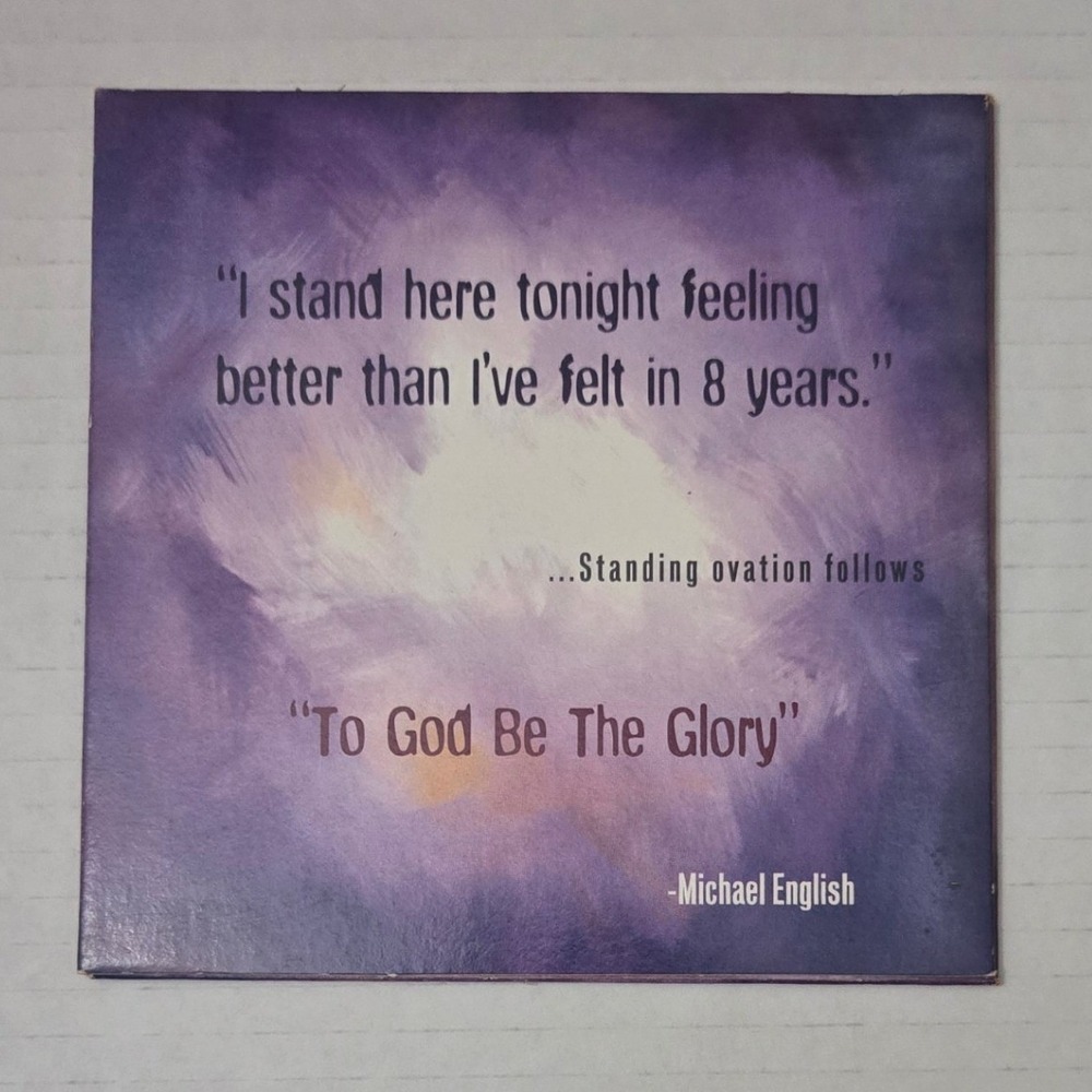Vintage 2000 Michael English Heaven to Earth Promo CD Gospel Curb Records USA